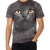 The Mountain Big Face Black Cat -Clothing Store 41CbhvC52aL