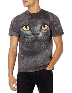 The Mountain Big Face Black Cat