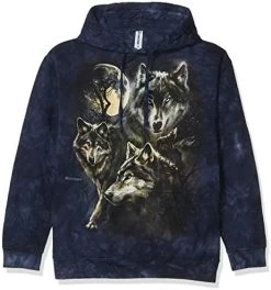 The Mountain Moon Wolves Collage Hoodie -Clothing Store 41DM29ZtZiL. AC