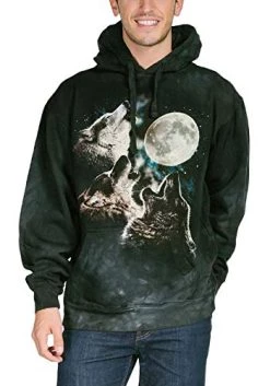 The Mountain Three Wolf Moon Hoodie