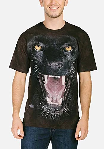 The Mountain Men's Big Face Panther Adult T-Shirt 4 The Mountain Men's Big Face Panther Adult T-Shirt - Image 2