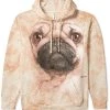 The Mountain Pug Face Hoodie 2 The Mountain Pug Face Hoodie -Clothing Store 41TQPDXgQkL
