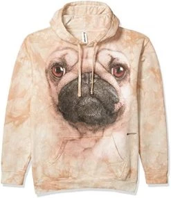 The Mountain Pug Face Hoodie -Clothing Store 41TQPDXgQkL. AC