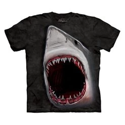 The Mountain Mens Shark Bite Short Sleeve Tee