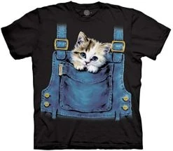 The Mountain Men's Standard Kitty Overalls Adult Tee -Clothing Store 41drQnvyMpL. AC