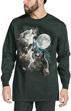 The Mountain Three Wolf Moon USA Long Sleeve T-Shirt 9 The Mountain Three Wolf Moon USA Long Sleeve T-Shirt -Clothing Store 41kY0wEDxZL. AC