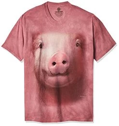 The Mountain Pig Face Adult T-Shirt
