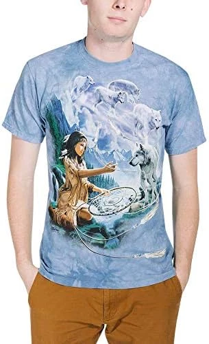 The Mountain Men's Dreams Of Wolf Spirit T-Shirt 5 The Mountain Men's Dreams Of Wolf Spirit T-Shirt - Image 3