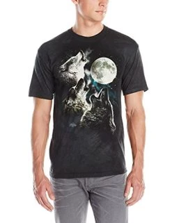 The Mountain Men's Three Wolf Moon Short Sleeve Tee