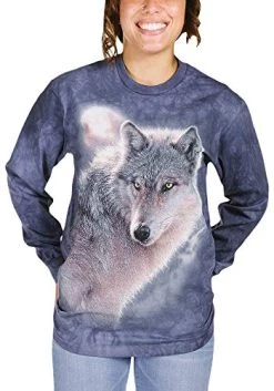 The Mountain Kids' Adventure Wolf USA Long Sleeve T-Shirt