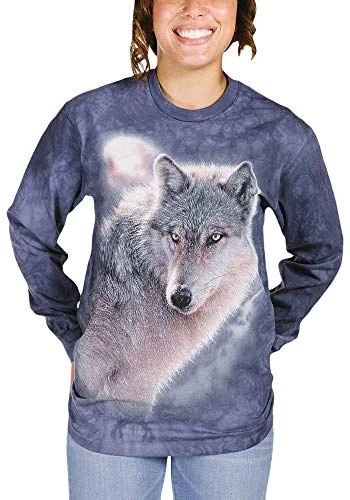 The Mountain Kids' Adventure Wolf USA Long Sleeve T-Shirt 3 The Mountain Kids' Adventure Wolf USA Long Sleeve T-Shirt