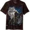 The Mountain Men's Star Wolves T-Shirt -Clothing Store 512AkgD57QL