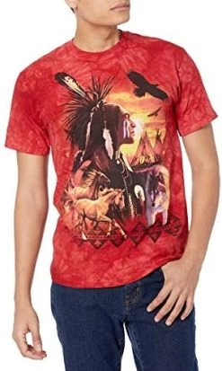 The Mountain Indian Collage T-Shirt -Clothing Store 514DGrQI0EL. AC