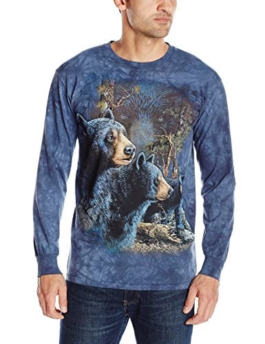 The Mountain Find 13 Black Bears USA Long Sleeve T-Shirt 3 The Mountain Find 13 Black Bears USA Long Sleeve T-Shirt