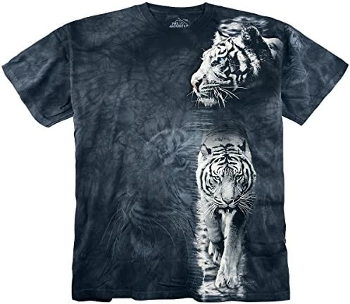 The Mountain White Tiger Stripe T-Shirt 8 The Mountain White Tiger Stripe T-Shirt - Image 6