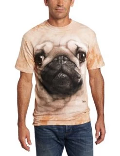 The Mountain Men's Face Pug T-Shirt
