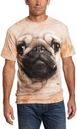 The Mountain Men's Face Pug T-Shirt -Clothing Store 51At9cz3qYL. AC 1