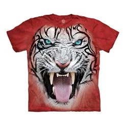 The Mountain Big Face Tribal White Tiger