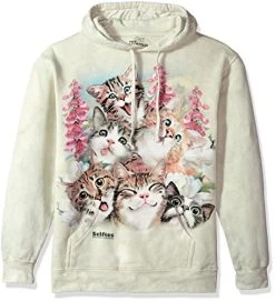 The Mountain Men's Kitten Selfie Hooded Sweatshirt