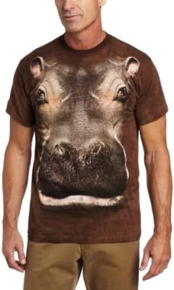 The Mountain Men's Hippo Head T-Shirt 7 The Mountain Men's Hippo Head T-Shirt -Clothing Store 51GYUCu BOL. AC