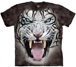The Mountain Big Face Tribal White Tiger -Clothing Store 51LW81oHMhL. AC