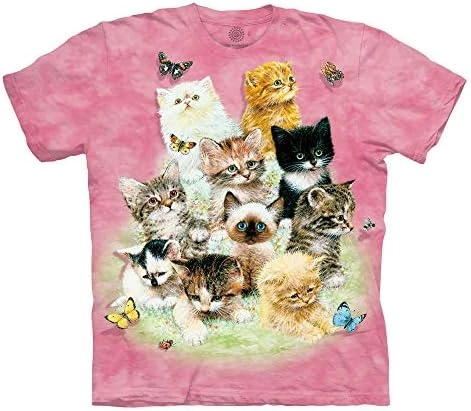The Mountain 10 Kittens Unisex T Shirt | Premium, Hand-Dyed | Cat Graphic Tee 7 The Mountain 10 Kittens Unisex T Shirt | Premium, Hand-Dyed | Cat Graphic Tee - Image 5