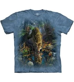 The Mountain Men's Enchanted Wolf Pool T-Shirt