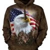 The Mountain Independence Eagle Hooded Sweatshirt 2 The Mountain Independence Eagle Hooded Sweatshirt -Clothing Store 51SqZMvWRGL