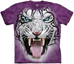 The Mountain Big Face Tribal White Tiger -Clothing Store 51UkVG8GEhL. AC