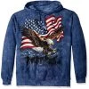 The Mountain Men's Eagle Talon Flag Hooded Sweatshirt 1 The Mountain Men's Eagle Talon Flag Hooded Sweatshirt -Clothing Store 51ZLLpL420L
