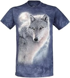 The Mountain Men's Adventure Wolf Adult T-Shirt -Clothing Store 51c wI9bRiL. AC