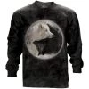 The Mountain Ying Yang Wolves Long Sleeve T-Shirt