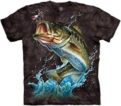 The Mountain Large Mouth Bass T Shirt - Adult Short Sleeve -Clothing Store 51d4Qb8bOvL. AC