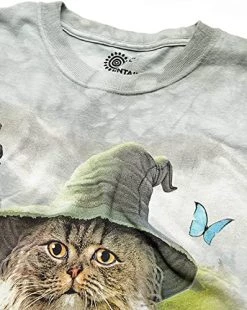The Mountain Catdalf Unisex T Shirt | Premium, Hand-Dyed | Funny Cat Graphic Tee -Clothing Store 51eoTaok7LL