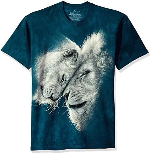 The Mountain Men's White Lions Love Tee 6 The Mountain Men's White Lions Love Tee - Image 4