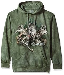 The Mountain Men's Find 12 Wolves Hooded Sweatshirt