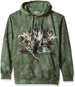 The Mountain Men's Find 12 Wolves Hooded Sweatshirt -Clothing Store 51gYzmhYKvL. AC