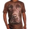 The Mountain Men's Chocolate Lab Face T-Shirt -Clothing Store 51in3mLD1sL