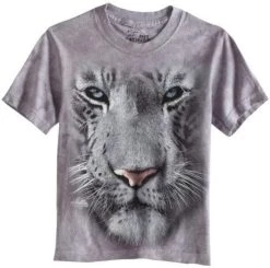 The Mountain Big Boys' White Tiger Face Shirt -Clothing Store 51kZGvcyUPL. AC