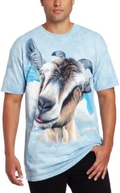 The Mountain Men's Goat Head Short Sleeve T-Shirt -Clothing Store 51nw4Dkb01L. AC