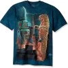 The Mountain Men's Catzilla Vs. Robot T-Shirt -Clothing Store 51uwpcbhswL