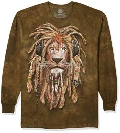 The Mountain DJ Jahman USA Long Sleeve T-Shirt