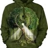 The Mountain Yin Yang Tree Hoodie -Clothing Store 51xF9Bc1xML