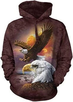 The Mountain Eagle & Clouds Hoodie
