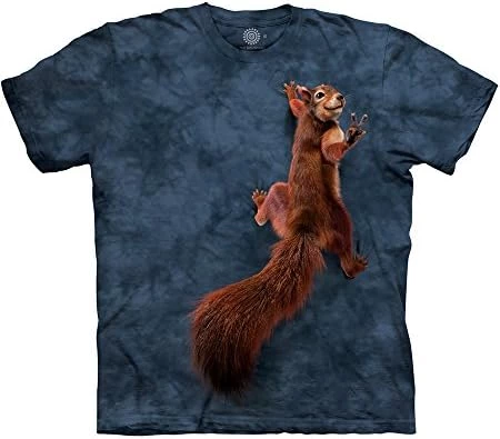 The Mountain Peace Squirrel T Shirt - Men’s Short Sleeve 6 The Mountain Peace Squirrel T Shirt - Men’s Short Sleeve - Image 4