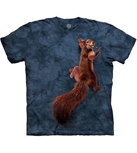 The Mountain Peace Squirrel T Shirt - Men’s Short Sleeve 3 The Mountain Peace Squirrel T Shirt - Men’s Short Sleeve